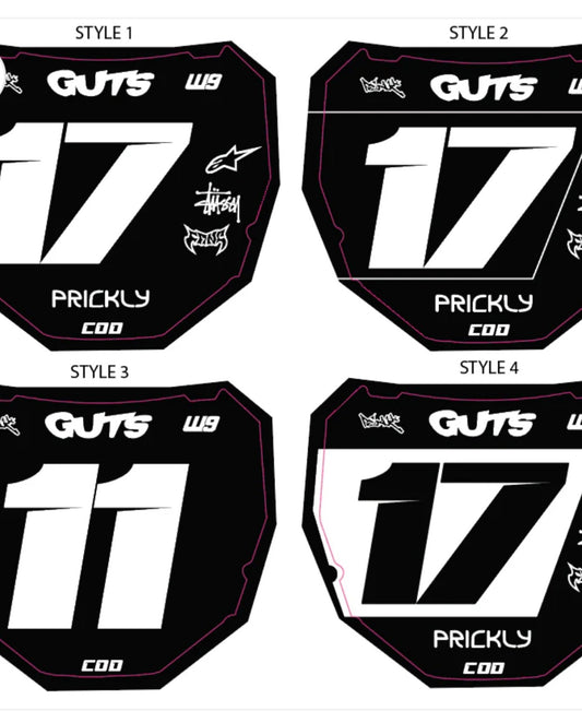 ODI Number Plate Decal
